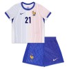 Maillot de Supporter France L. Hernandez 21 Extérieur Euro 2024 Pour Enfant